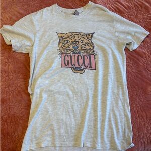 BOUTIQUE “Gucci” Leopard Graphic Tee